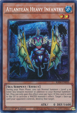 Yugioh - Atlantean Heavy Infantry *Select Rarity* RA04-EN010 (NM)
