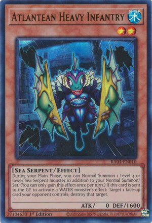 Yugioh - Atlantean Heavy Infantry *Select Rarity* RA04-EN010 (NM)