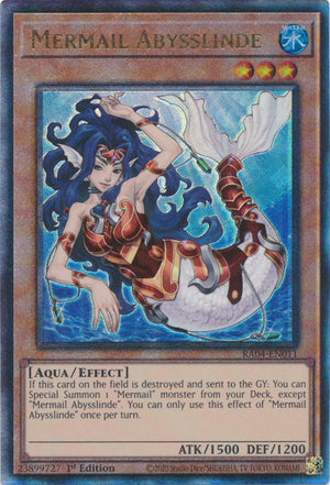 Yugioh - Mermail Abysslinde *Select Rarity* RA04-EN011 (NM)