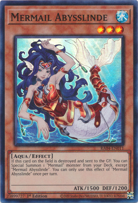 Yugioh - Mermail Abysslinde *Select Rarity* RA04-EN011 (NM)