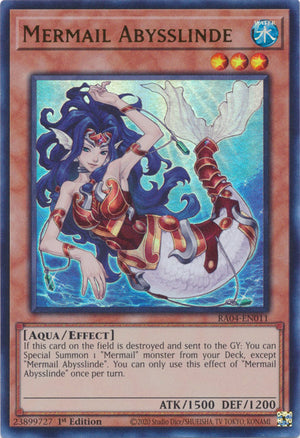 Yugioh - Mermail Abysslinde *Select Rarity* RA04-EN011 (NM)