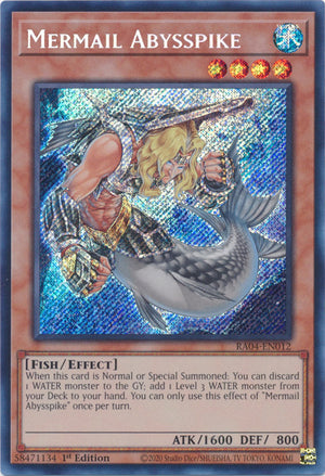 Yugioh - Mermail Abysspike *Select Rarity* RA04-EN012 (NM)