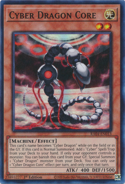 Yugioh - Cyber Dragon Core *Select Rarity* RA04-EN013 (NM)