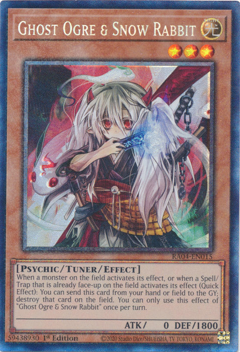 Yugioh - Ghost Ogre & Snow Rabbit *Select Rarity* RA04-EN015 (NM)