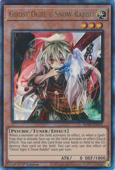 Yugioh - Ghost Ogre & Snow Rabbit *Select Rarity* RA04-EN015 (NM)