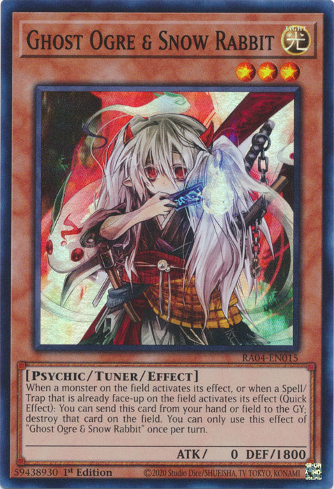Yugioh - Ghost Ogre & Snow Rabbit *Select Rarity* RA04-EN015 (NM)