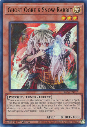 Yugioh - Ghost Ogre & Snow Rabbit *Select Rarity* RA04-EN015 (NM)