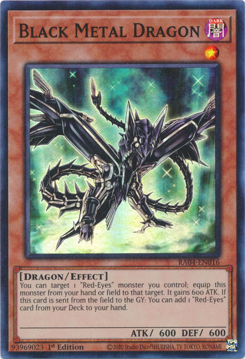 Yugioh - Black Metal Dragon *Select Rarity* RA04-EN016 (NM)
