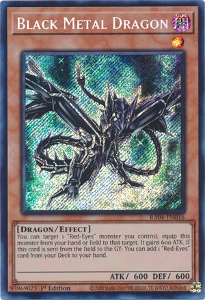Yugioh - Black Metal Dragon *Select Rarity* RA04-EN016 (NM)
