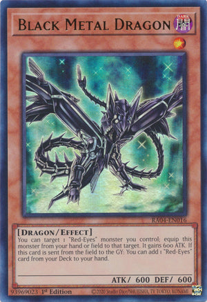 Yugioh - Black Metal Dragon *Select Rarity* RA04-EN016 (NM)