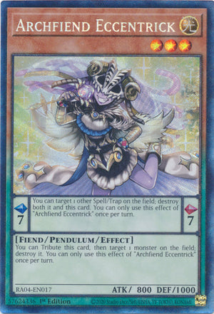 Yugioh - Archfiend Eccentrick *Select Rarity* RA04-EN017 (NM)