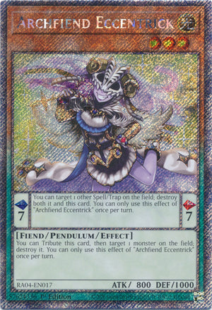 Yugioh - Archfiend Eccentrick *Select Rarity* RA04-EN017 (NM)
