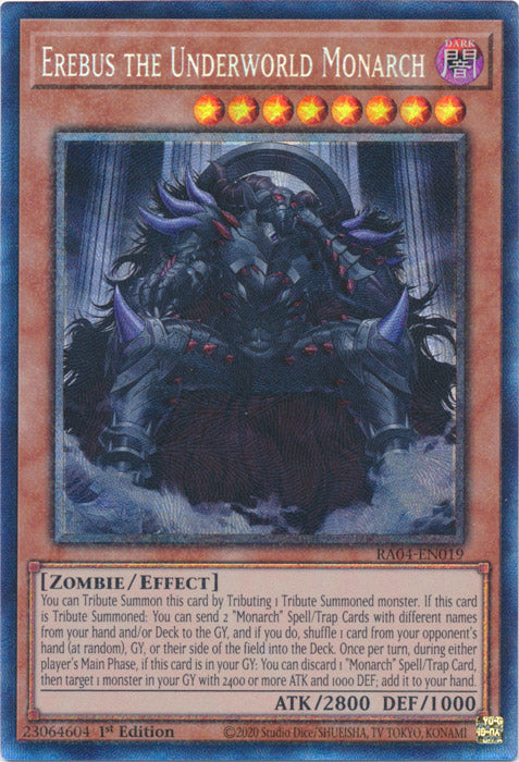 Yugioh - Erebus the Underworld Monarch *Select Rarity* RA04-EN019 (NM)