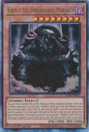 Yugioh - Erebus the Underworld Monarch *Select Rarity* RA04-EN019 (NM)
