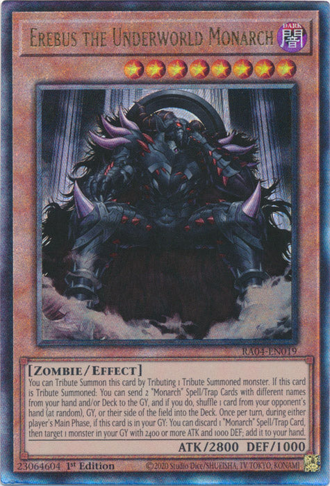 Yugioh - Erebus the Underworld Monarch *Select Rarity* RA04-EN019 (NM)