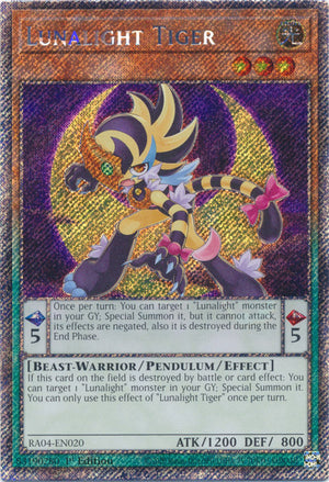 Yugioh - Lunalight Tiger *Select Rarity* RA04-EN020 (NM)