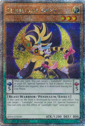 Yugioh - Lunalight Tiger *Select Rarity* RA04-EN020 (NM)