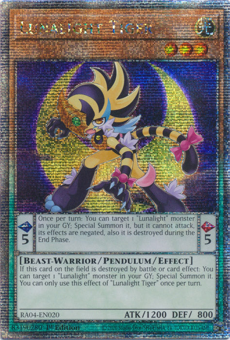 Yugioh - Lunalight Tiger *Select Rarity* RA04-EN020 (NM)