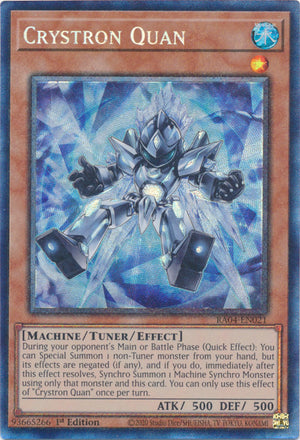 Yugioh - Crystron Quan *Select Rarity* RA04-EN021 (NM)