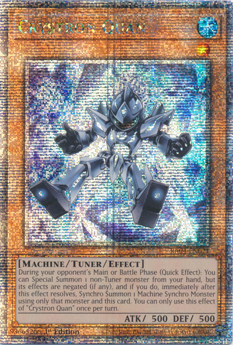Yugioh - Crystron Quan *Select Rarity* RA04-EN021 (NM)