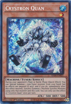 Yugioh - Crystron Quan *Select Rarity* RA04-EN021 (NM)