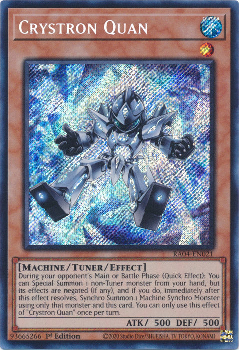 Yugioh - Crystron Quan *Select Rarity* RA04-EN021 (NM)
