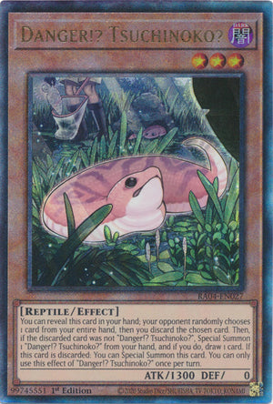 Yugioh - Danger!? Tsuchinoko? *Select Rarity* RA04-EN027 (NM)