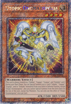 Yugioh - Utopic Onomatopoeia *Select Rarity* RA04-EN028 (NM)