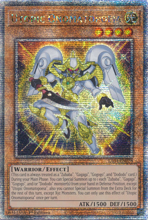 Yugioh - Utopic Onomatopoeia *Select Rarity* RA04-EN028 (NM)