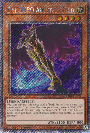 Yugioh - Evil HERO Adusted Gold *Select Rarity* RA04-EN029 (NM)