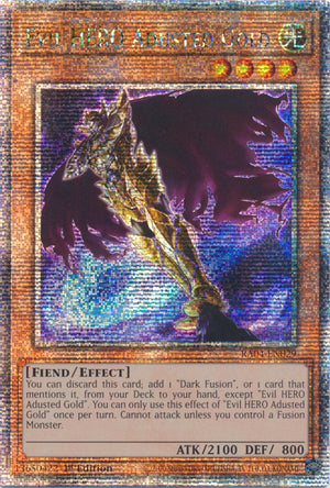 Yugioh - Evil HERO Adusted Gold *Select Rarity* RA04-EN029 (NM)