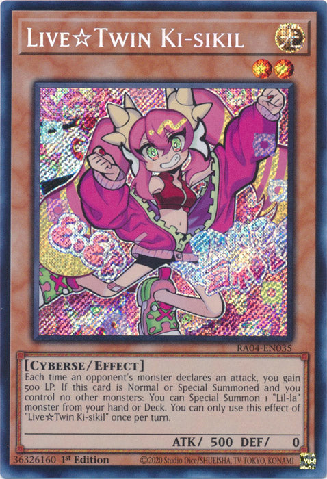 Yugioh - Live☆Twin Ki-sikil *Select Rarity* RA04-EN035 (NM)