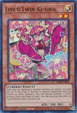 Yugioh - Live☆Twin Ki-sikil *Select Rarity* RA04-EN035 (NM)