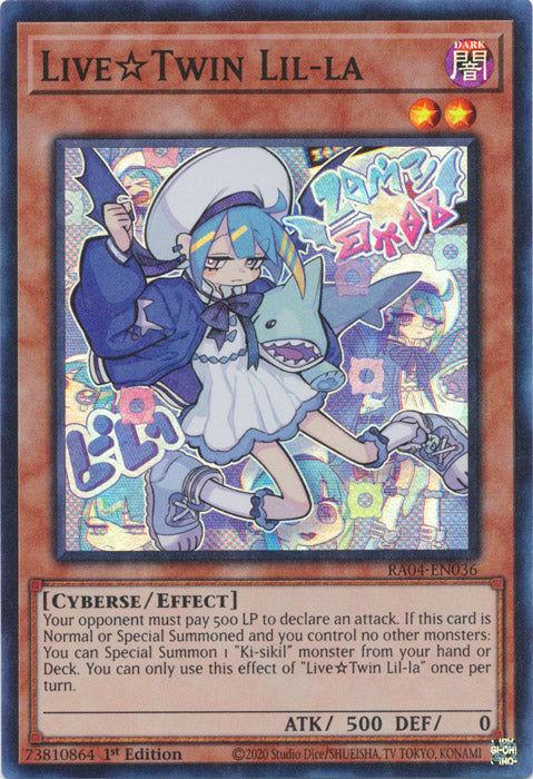 Yugioh - Live☆Twin Lil-la *Select Rarity* RA04-EN036 (NM)