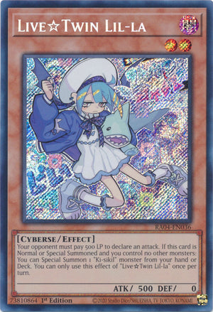 Yugioh - Live☆Twin Lil-la *Select Rarity* RA04-EN036 (NM)