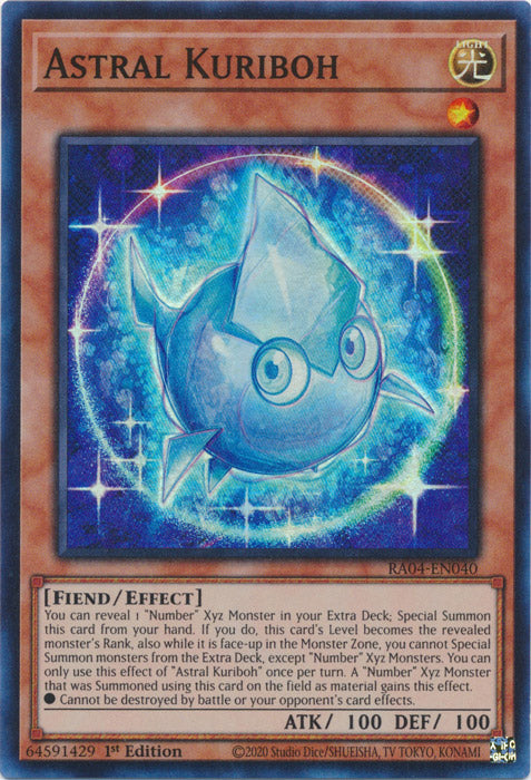 Yugioh - Astral Kuriboh *Select Rarity* RA04-EN040 (NM)