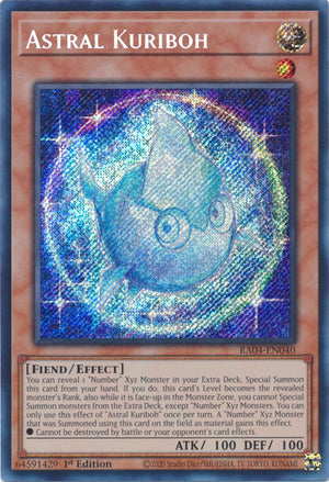 Yugioh - Astral Kuriboh *Select Rarity* RA04-EN040 (NM)