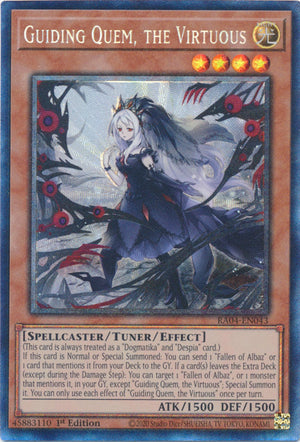 Yugioh - Guiding Quem, the Virtuous *Select Rarity* RA04-EN043 (NM)