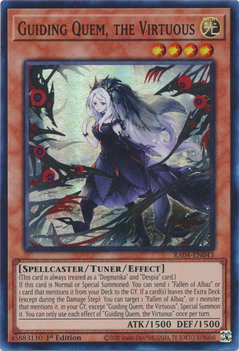 Yugioh - Guiding Quem, the Virtuous *Select Rarity* RA04-EN043 (NM)