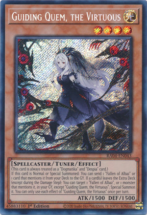 Yugioh - Guiding Quem, the Virtuous *Select Rarity* RA04-EN043 (NM)