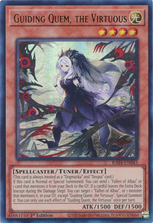 Yugioh - Guiding Quem, the Virtuous *Select Rarity* RA04-EN043 (NM)