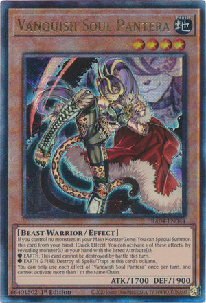 Yugioh - Vanquish Soul Pantera *Select Rarity* RA04-EN044 (NM)