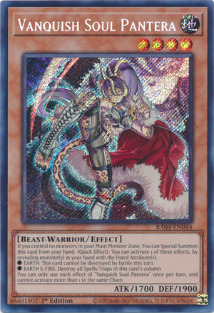 Yugioh - Vanquish Soul Pantera *Select Rarity* RA04-EN044 (NM)
