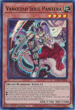 Yugioh - Vanquish Soul Pantera *Select Rarity* RA04-EN044 (NM)