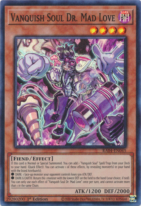 Yugioh - Vanquish Soul Dr. Mad Love *Select Rarity* RA04-EN045 (NM)
