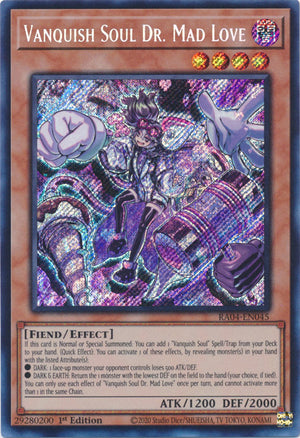 Yugioh - Vanquish Soul Dr. Mad Love *Select Rarity* RA04-EN045 (NM)