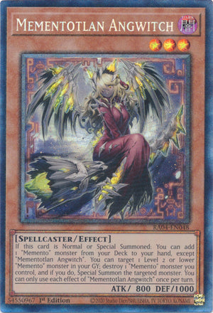 Yugioh - Mementotlan Angwitch *Select Rarity* RA04-EN048 (NM)