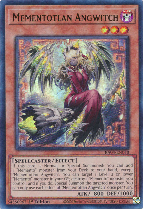 Yugioh - Mementotlan Angwitch *Select Rarity* RA04-EN048 (NM)