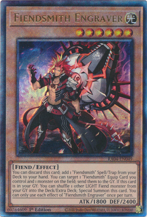 Yugioh - Fiendsmith Engraver *Select Rarity* RA04-EN049 (NM)