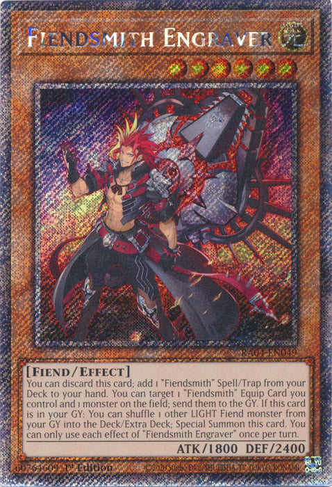 Yugioh - Fiendsmith Engraver *Select Rarity* RA04-EN049 (NM)